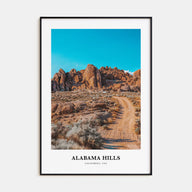 Alabama Hills Portrait Color Poster