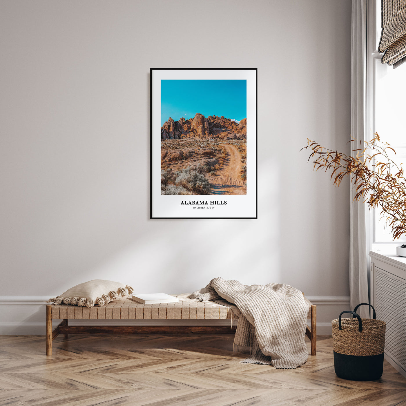 Alabama Hills Portrait Color Poster