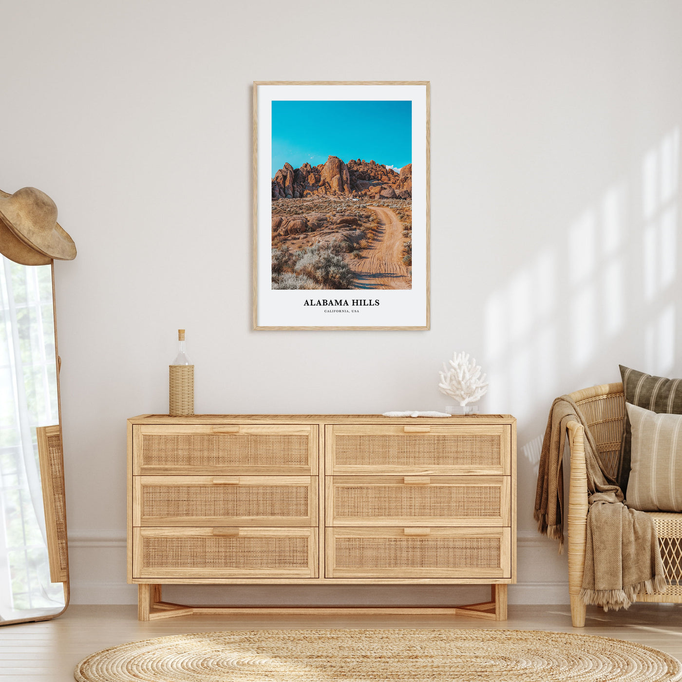 Alabama Hills Portrait Color Poster