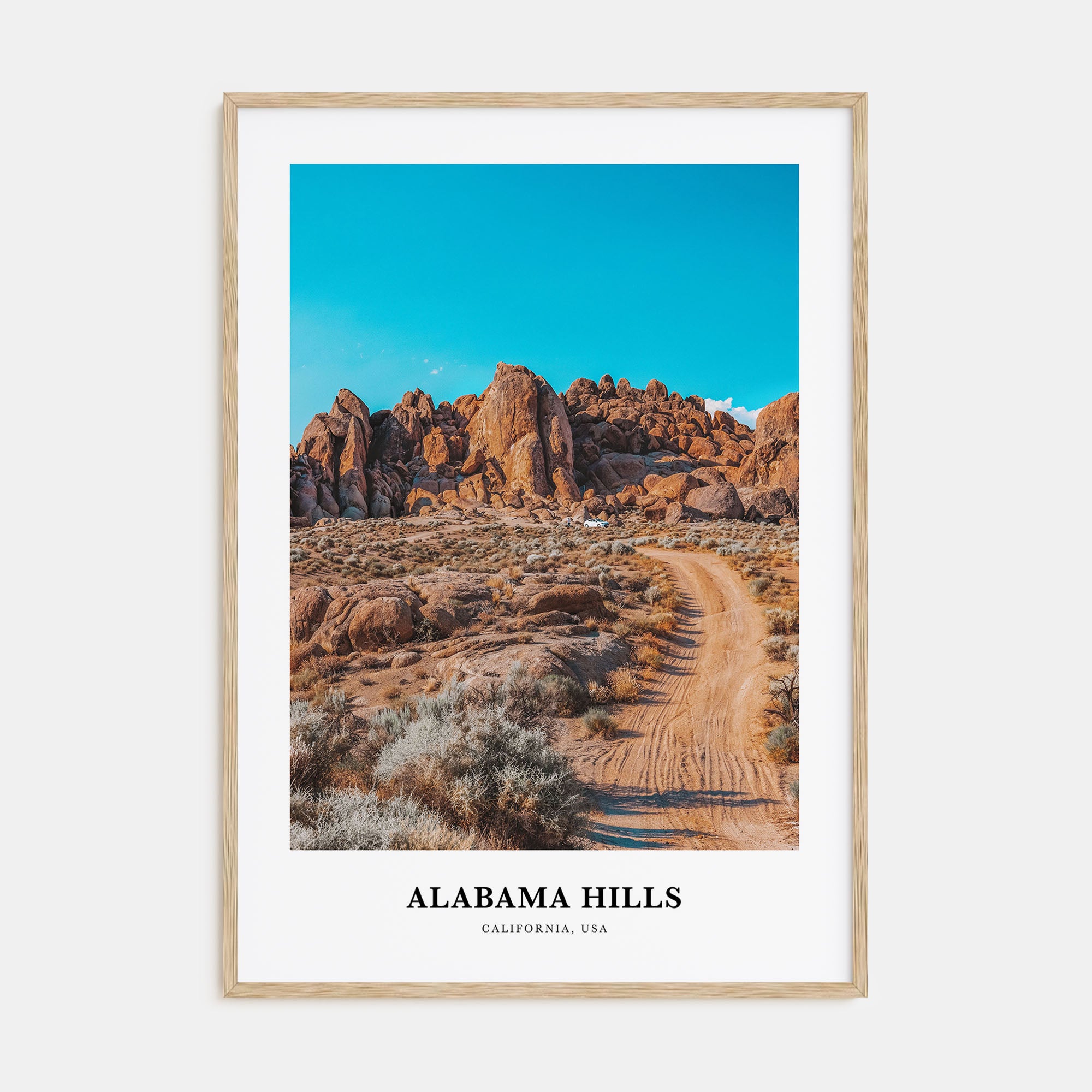Alabama Hills Portrait Color Poster