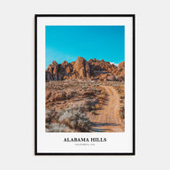 Alabama Hills Portrait Color Poster