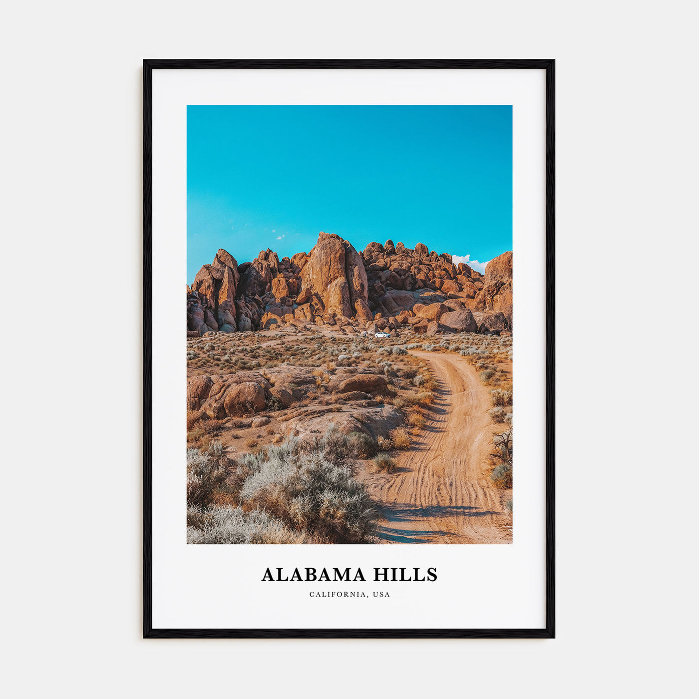 Alabama Hills Portrait Color Poster