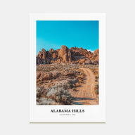 Alabama Hills Portrait Color Poster