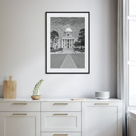 Alabama Photo B&W Poster