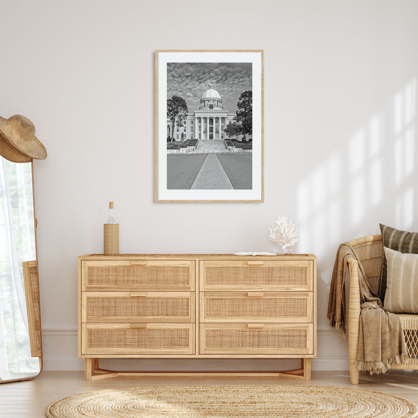 Alabama Photo B&W Poster