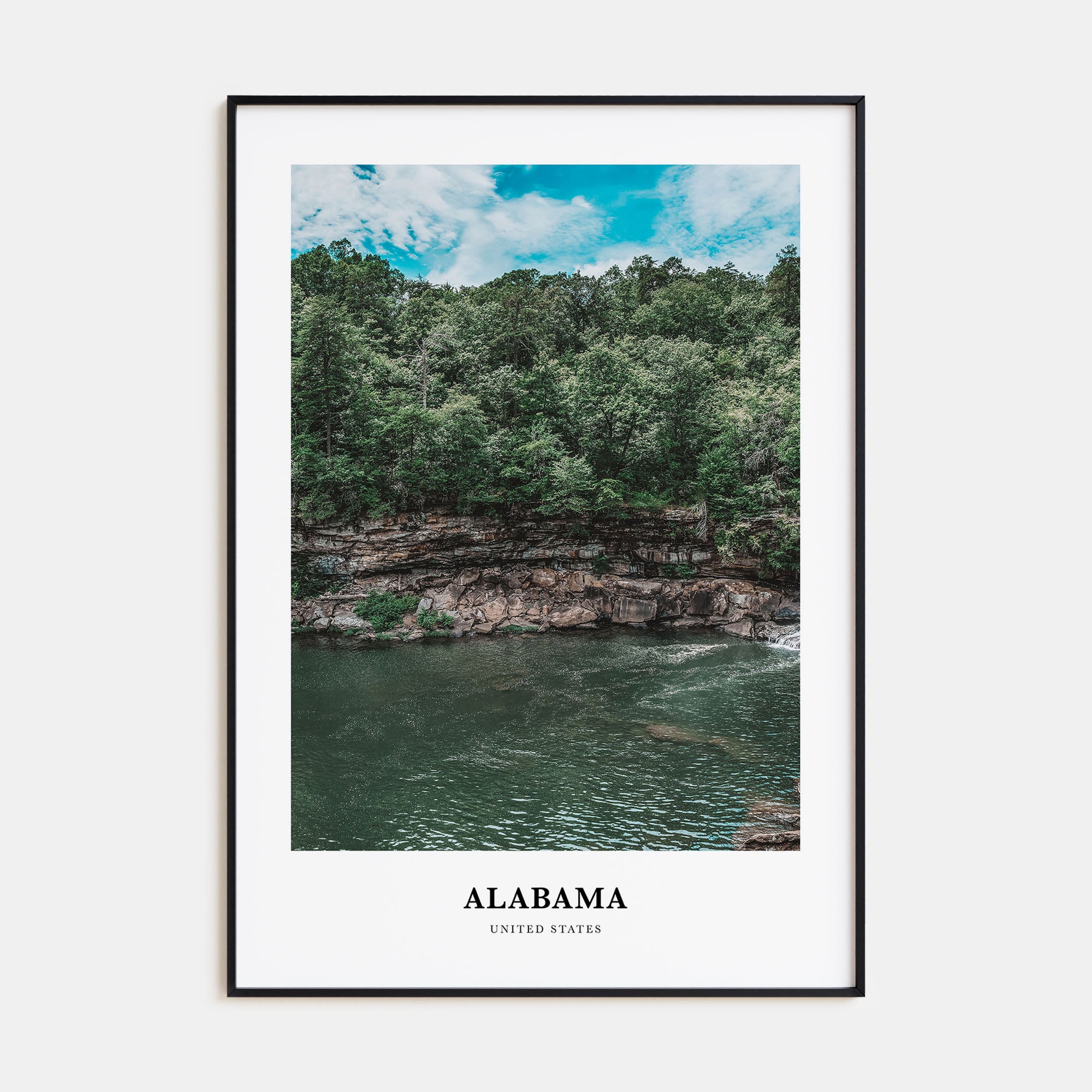 Alabama Portrait Color Poster