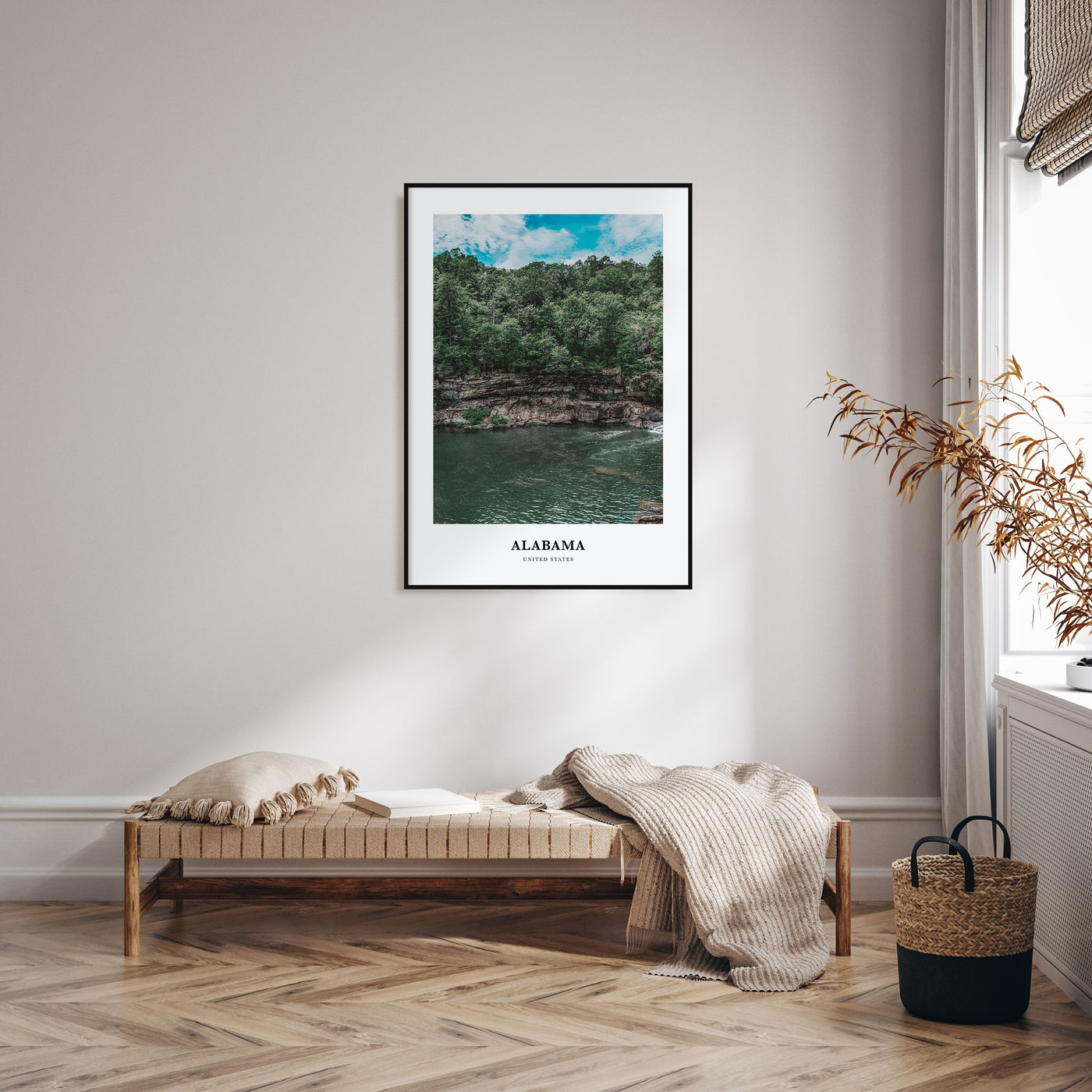 Alabama Portrait Color Poster