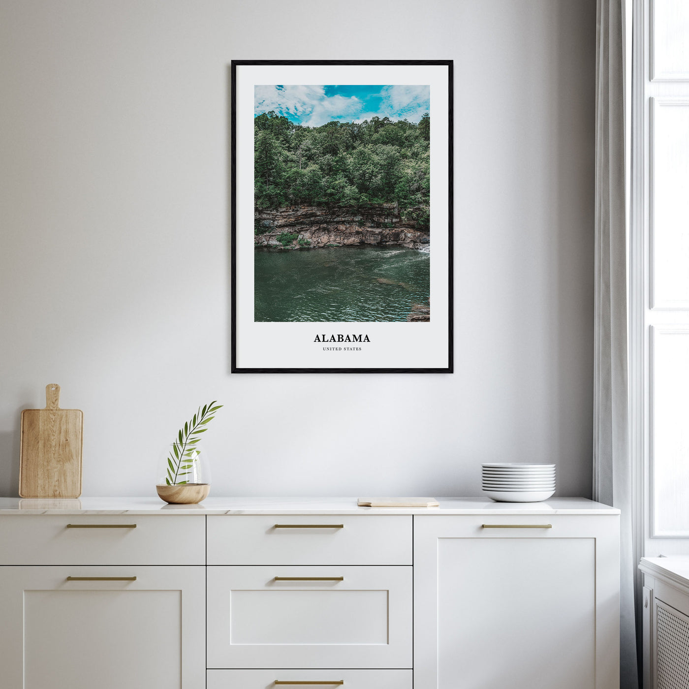 Alabama Portrait Color Poster