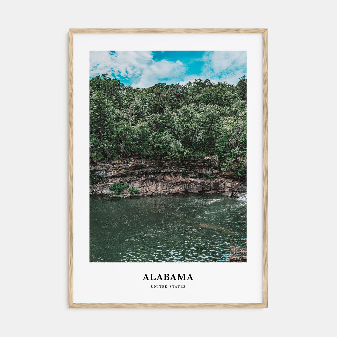 Alabama Portrait Color Poster