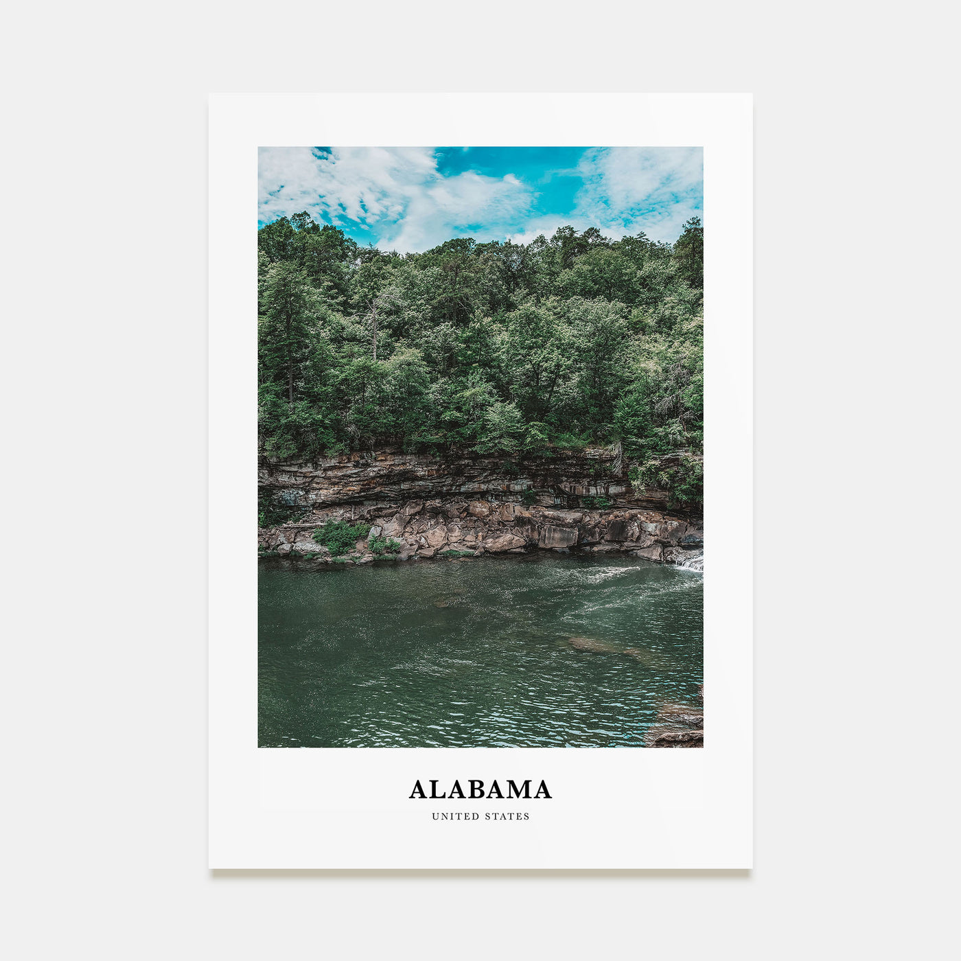 Alabama Portrait Color Poster