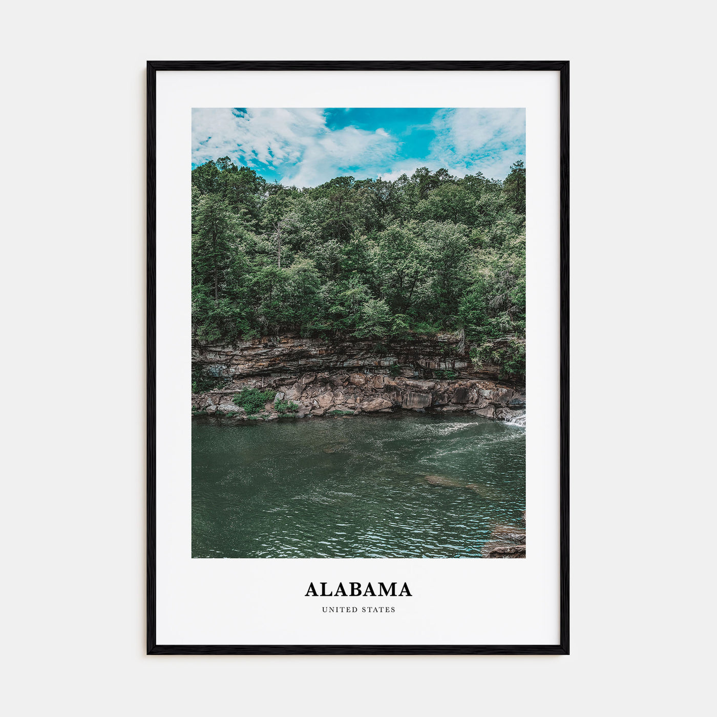 Alabama Portrait Color Poster