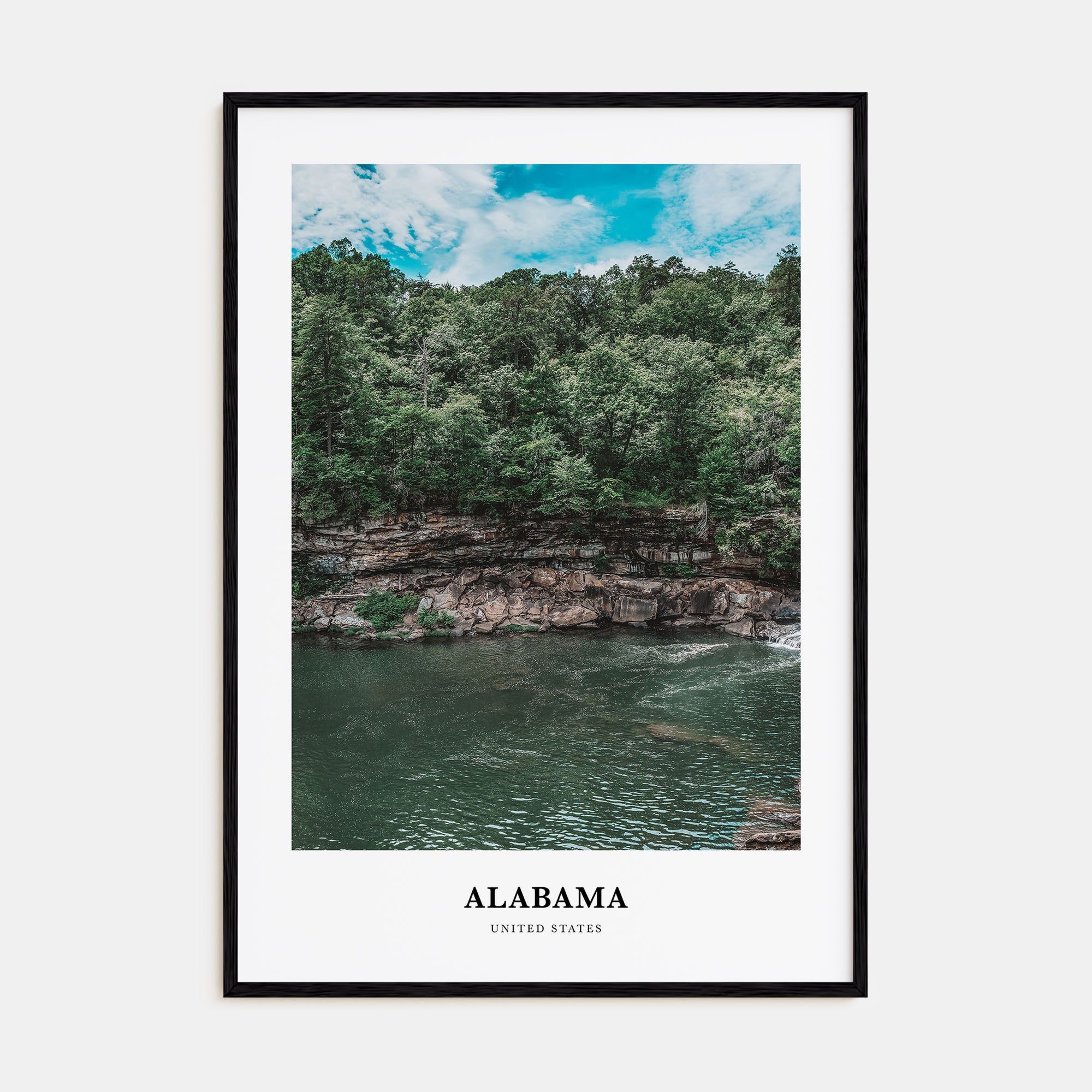Alabama Portrait Color Poster