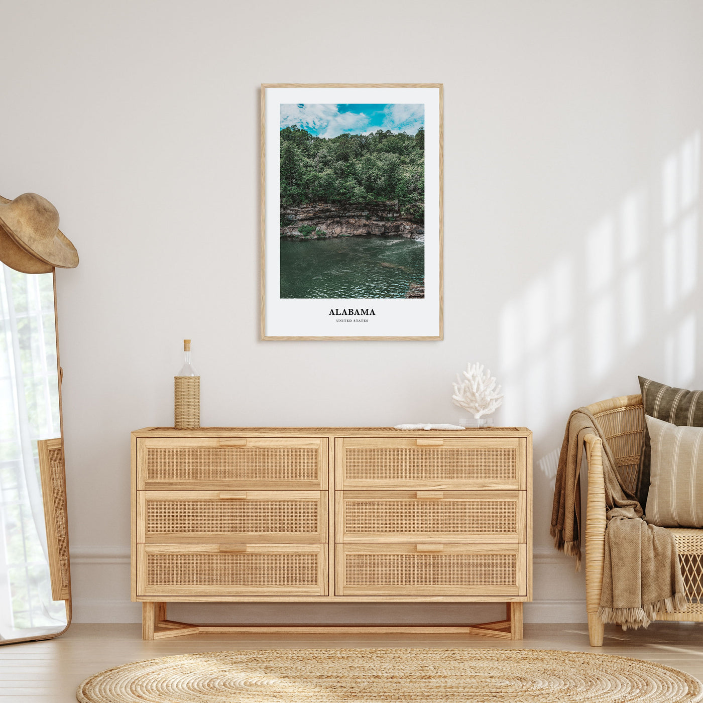 Alabama Portrait Color Poster