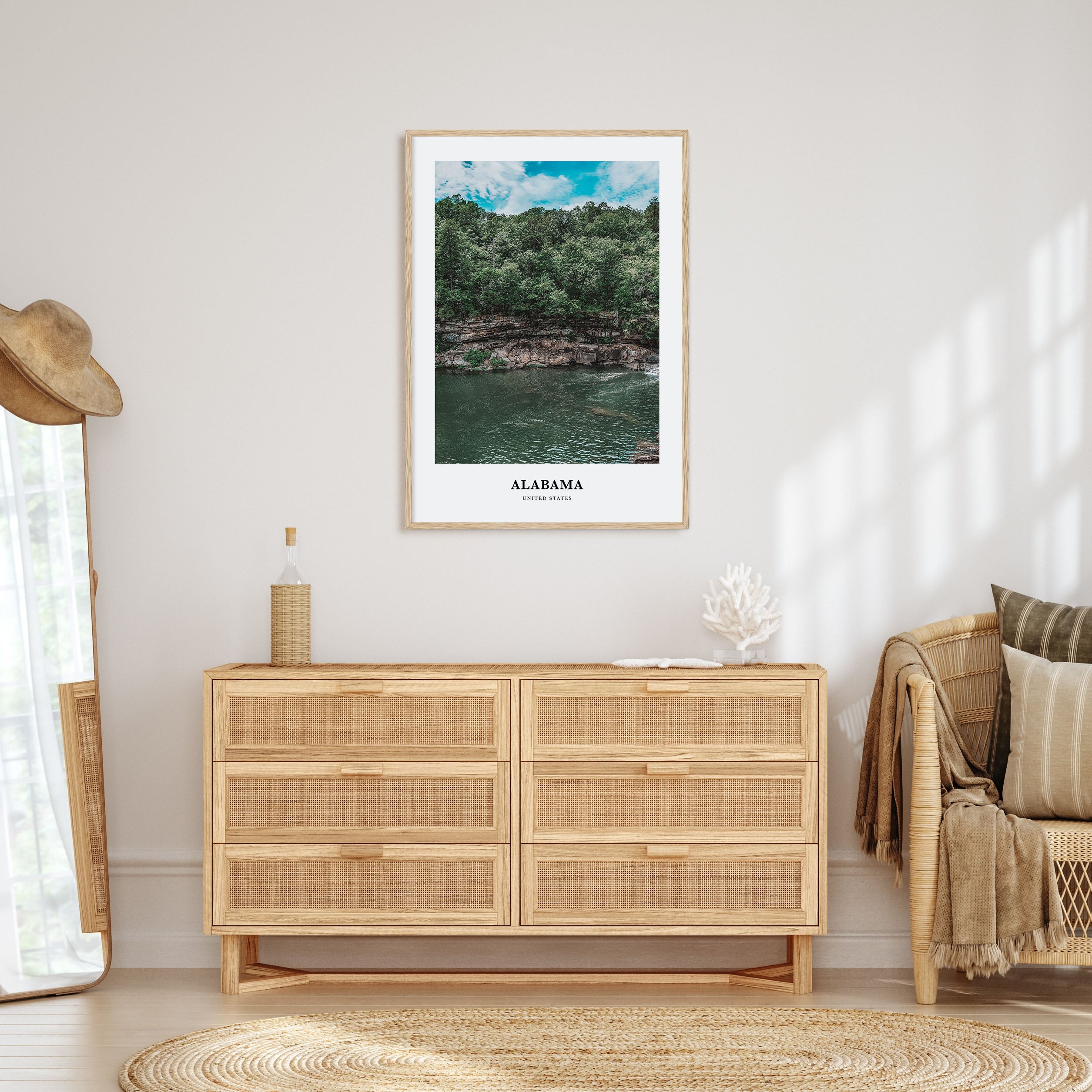 Alabama Portrait Color Poster