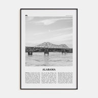 Alabama Travel B&W No 2 Poster