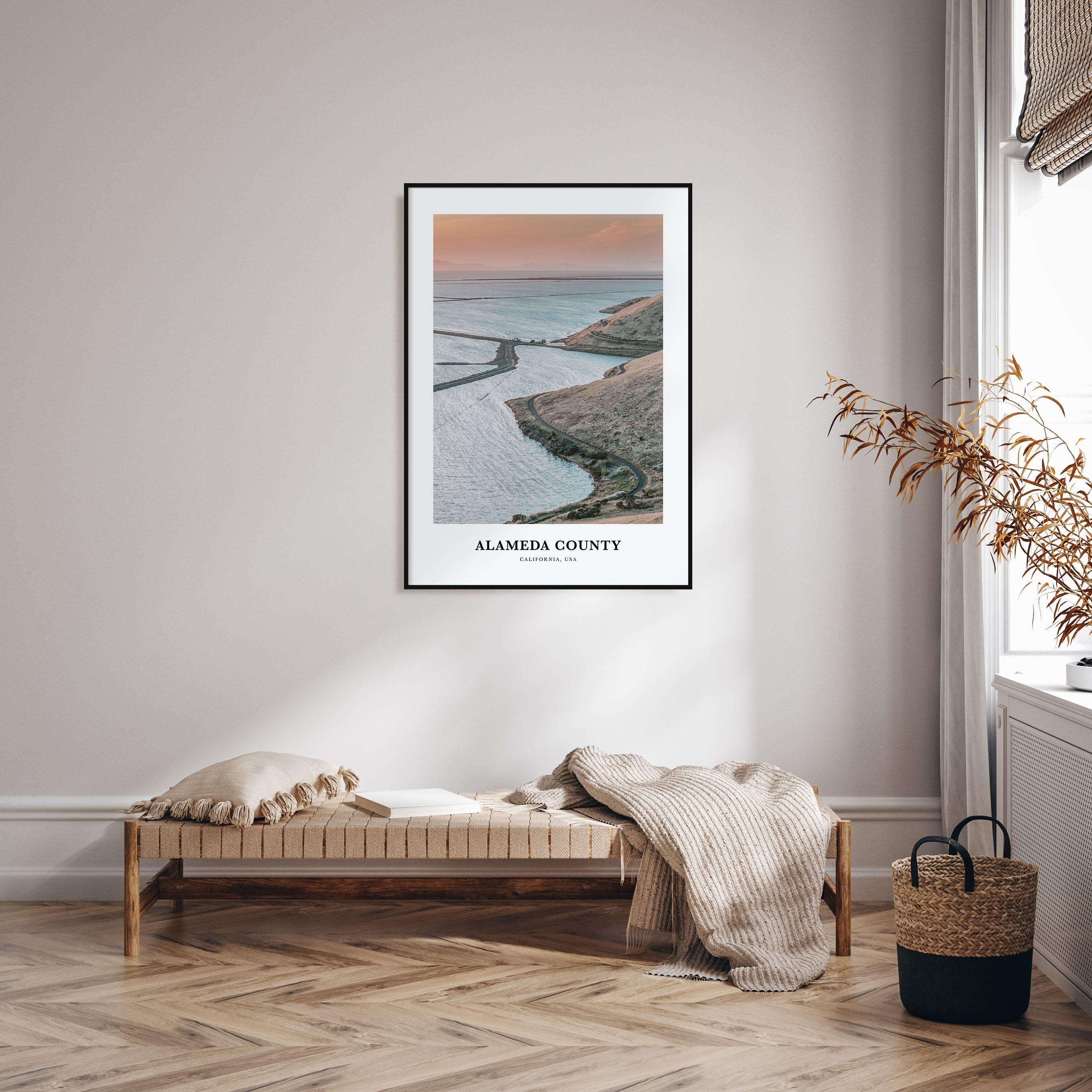 Alameda County Portrait Color Poster