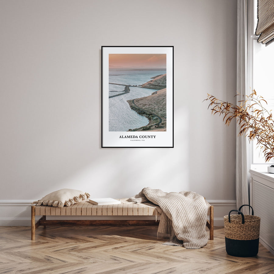 Alameda County Portrait Color Poster