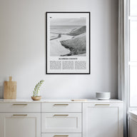 Alameda County Travel B&W Poster