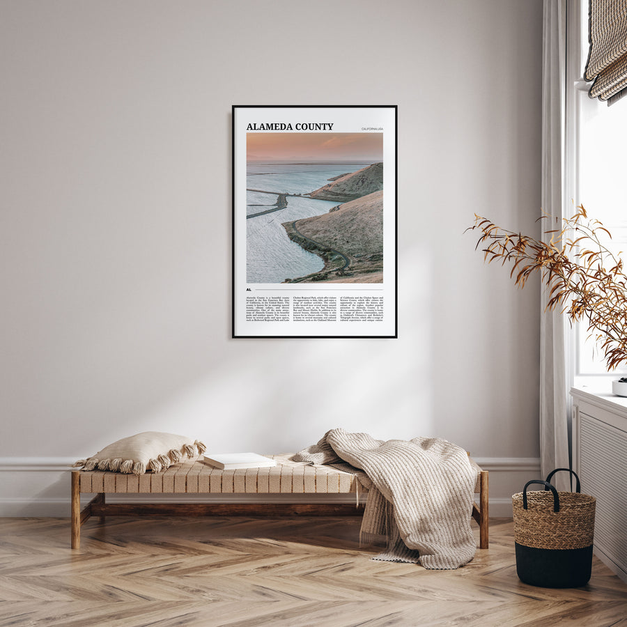 Alameda County Travel Color Poster