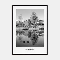 Alameda Portrait B&W Poster
