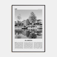 Alameda Travel B&W Poster