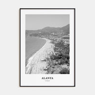 Alanya Portrait B&W Poster