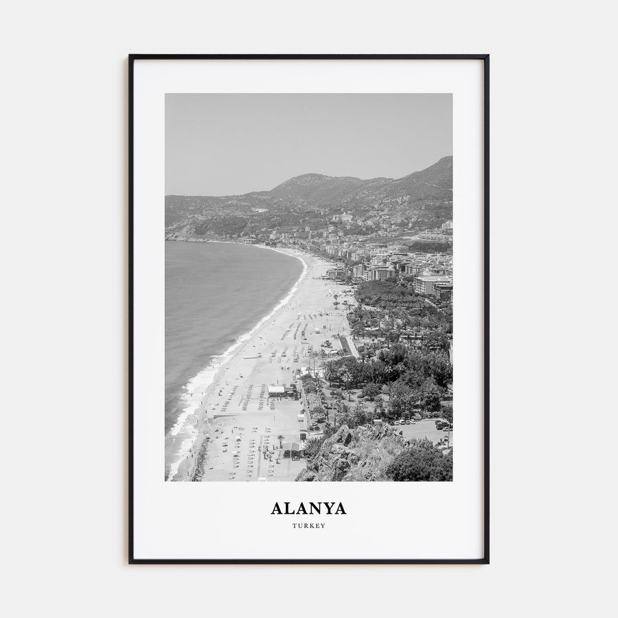 Alanya Portrait B&W Poster