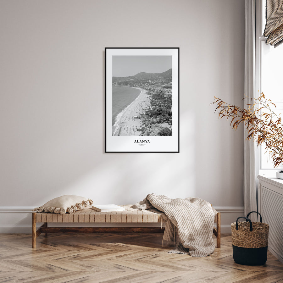 Alanya Portrait B&W Poster