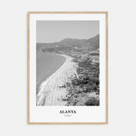 Alanya Portrait B&W Poster