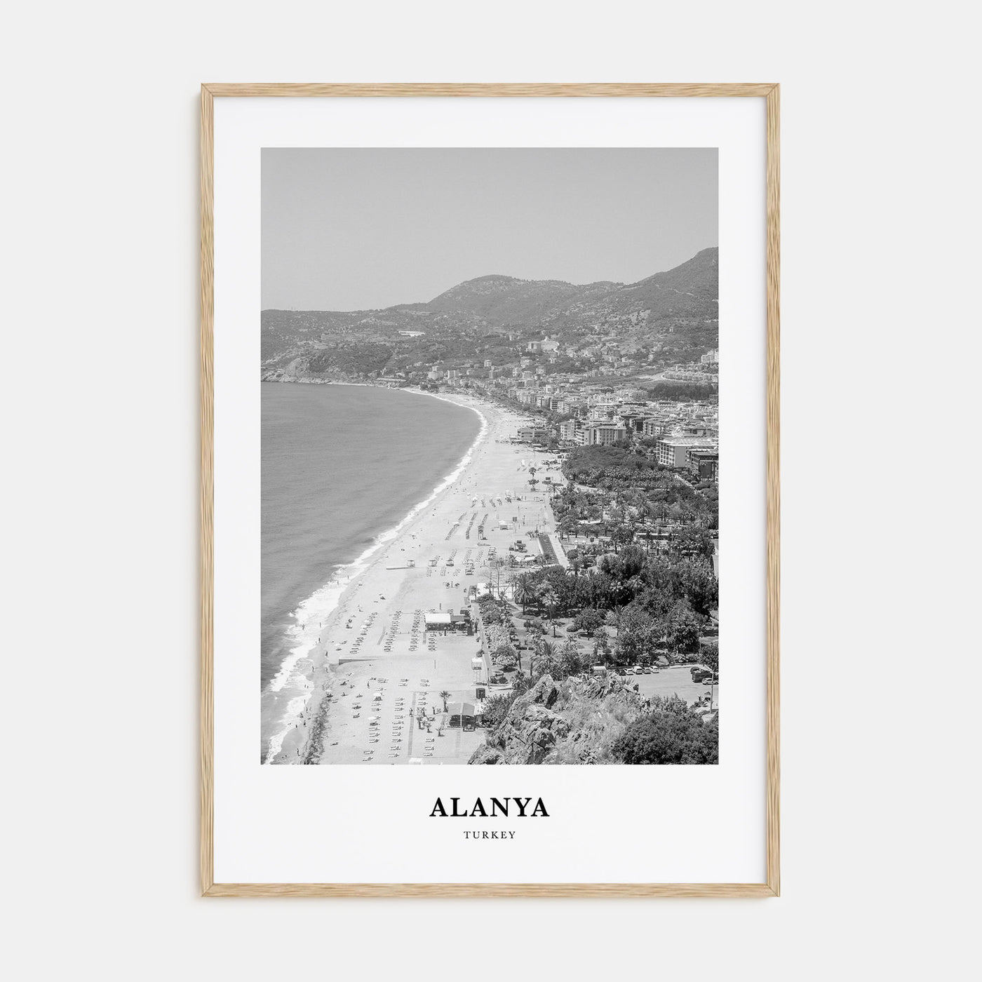 Alanya Portrait B&W Poster
