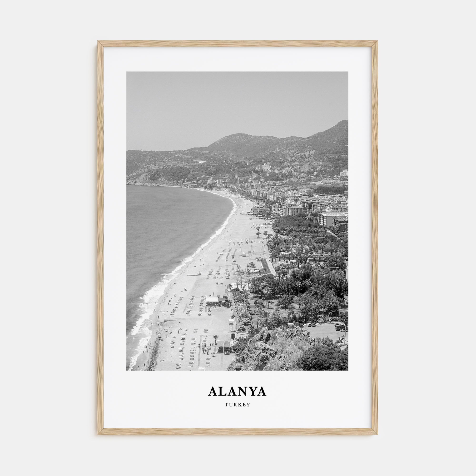 Alanya Portrait B&W Poster
