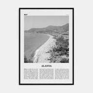 Alanya Travel B&W Poster