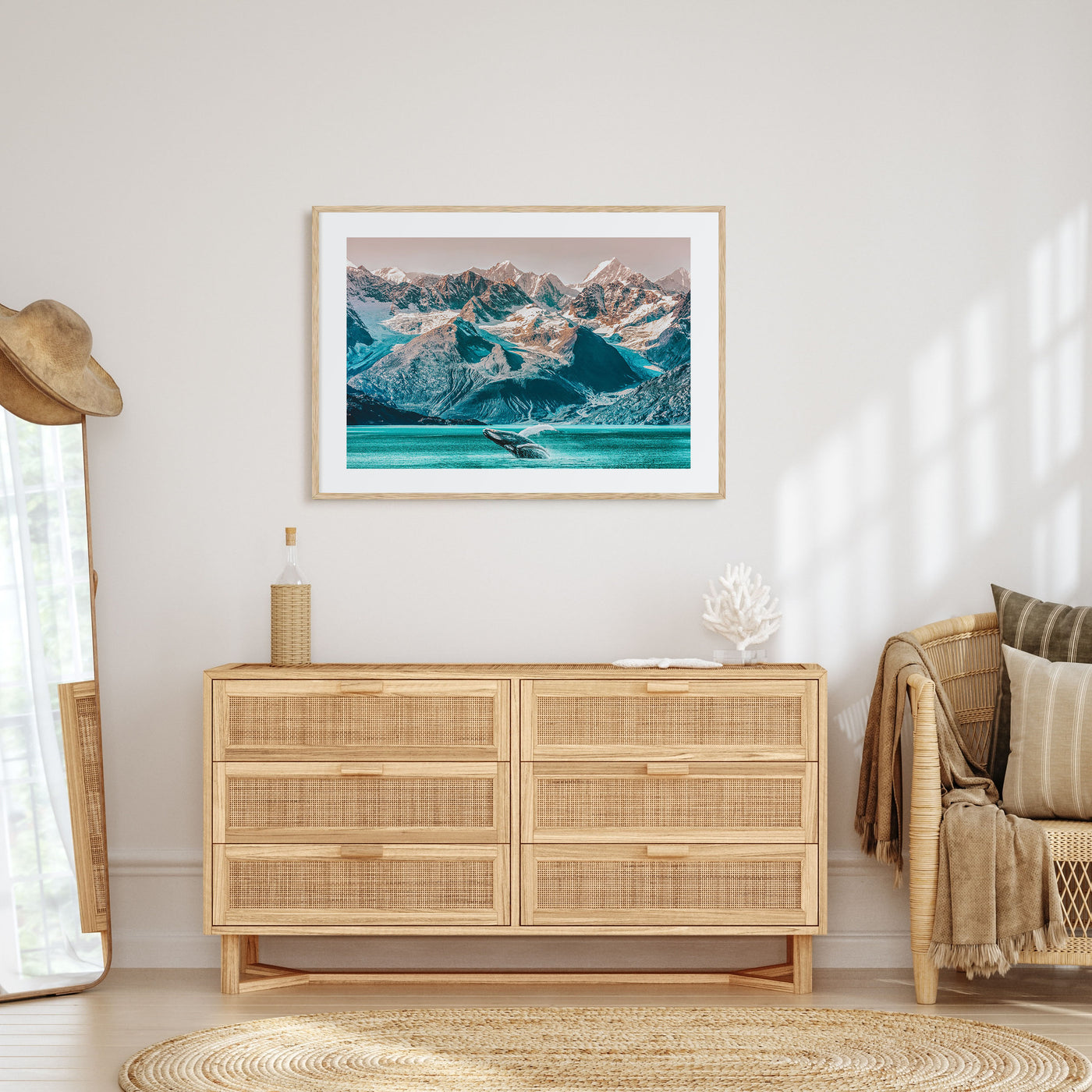 Alaska Landscape Color Poster