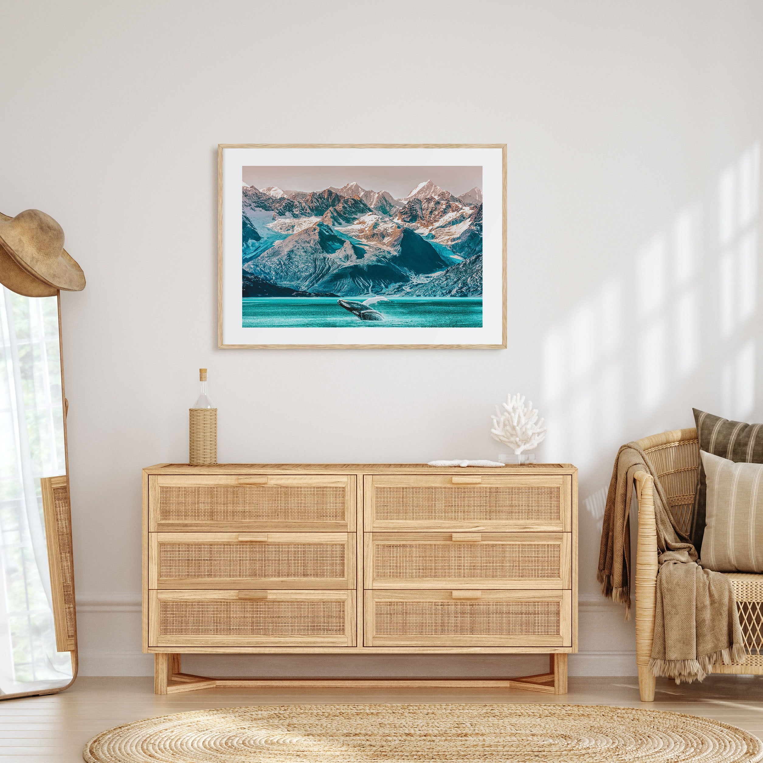 Alaska Landscape Color Poster