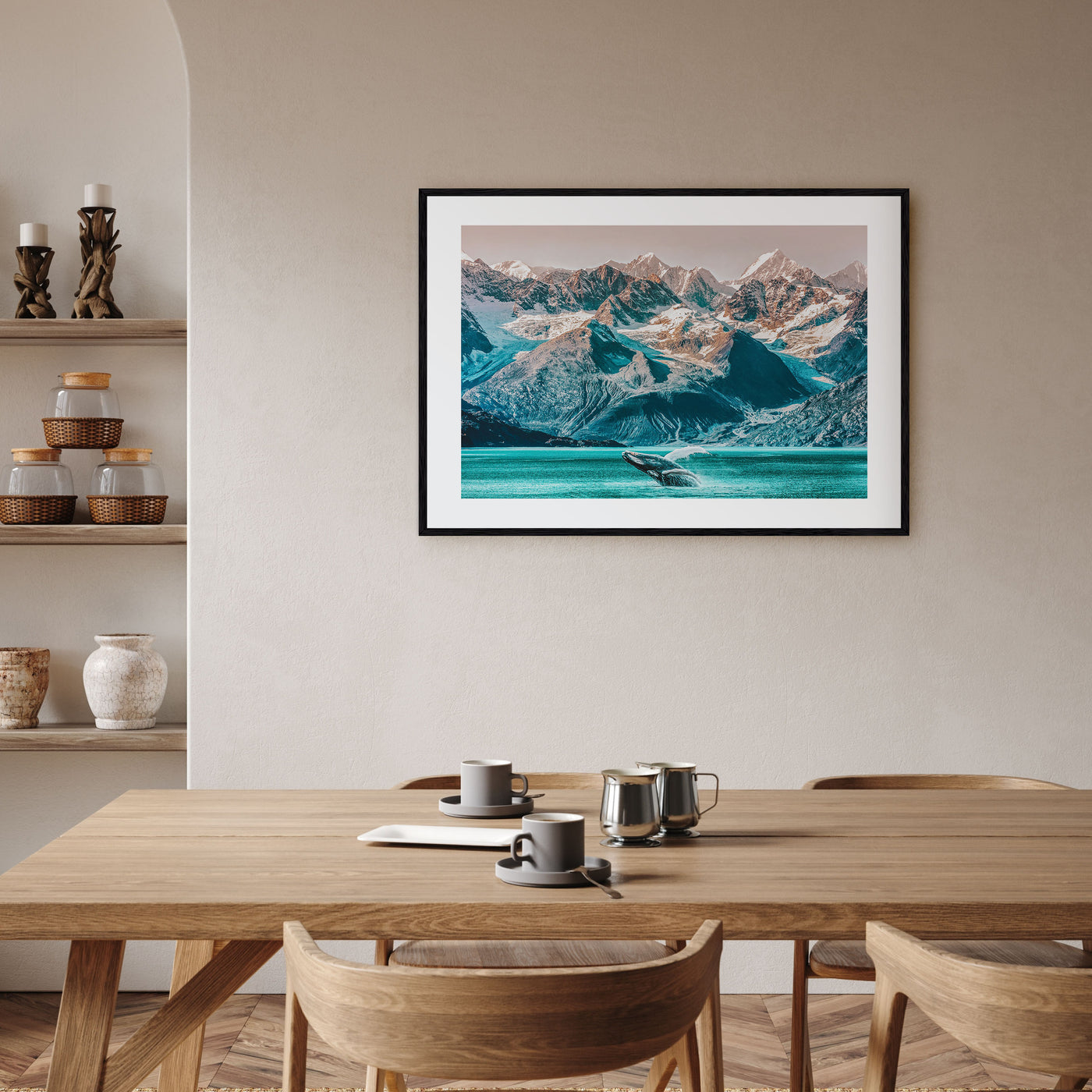 Alaska Landscape Color Poster