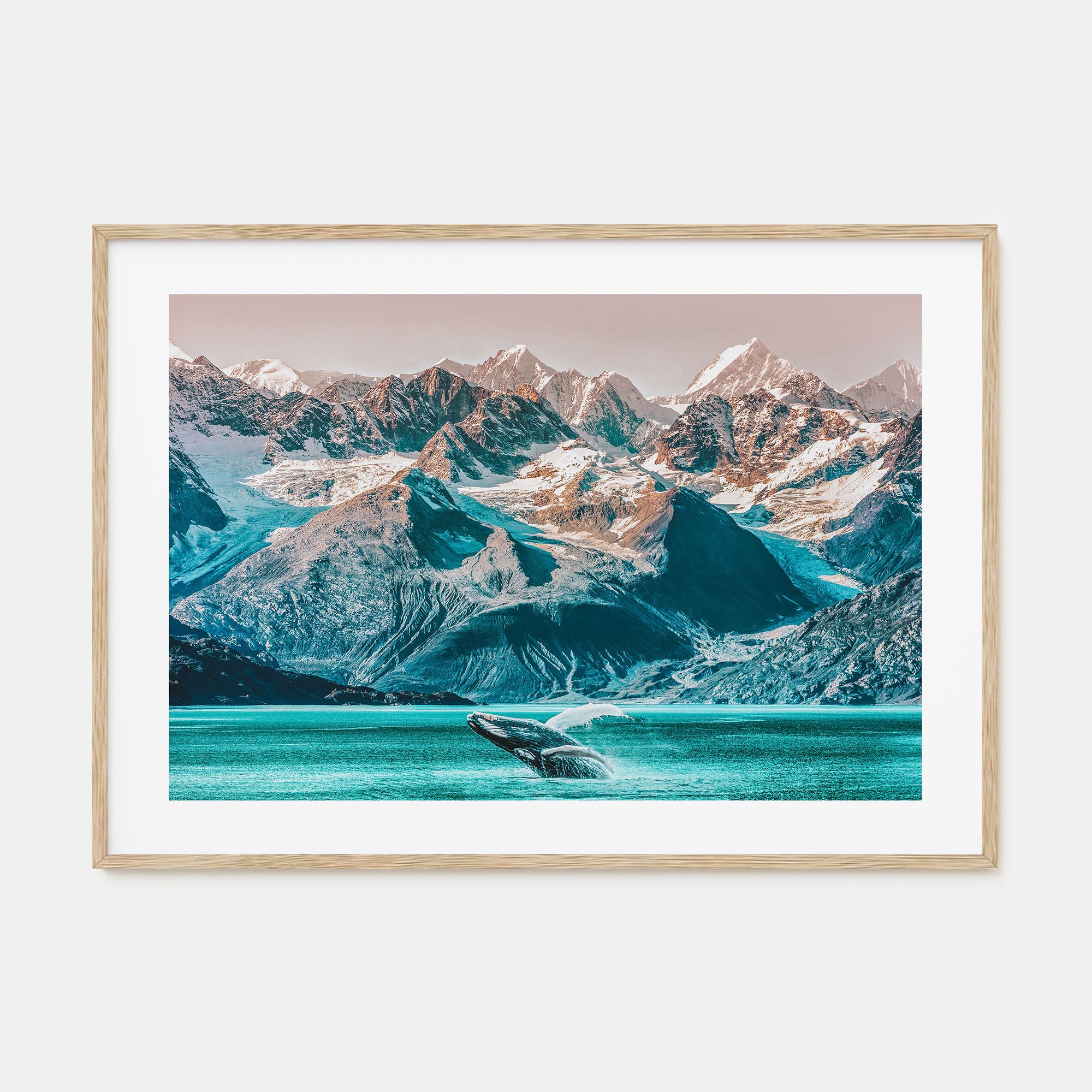 Alaska Landscape Color Poster