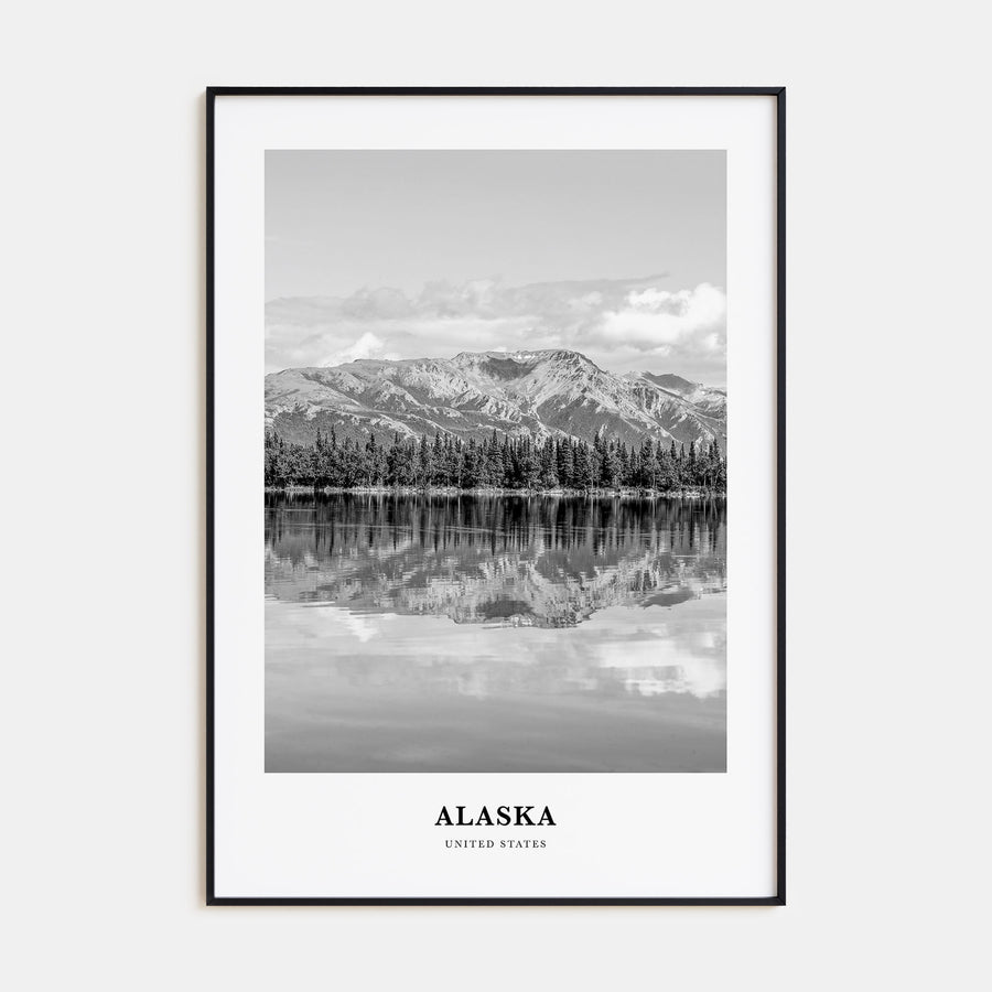 Alaska Portrait B&W No 1 Poster