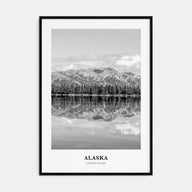 Alaska Portrait B&W No 1 Poster