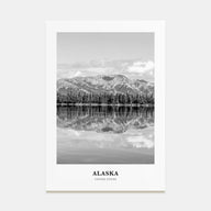 Alaska Portrait B&W No 1 Poster