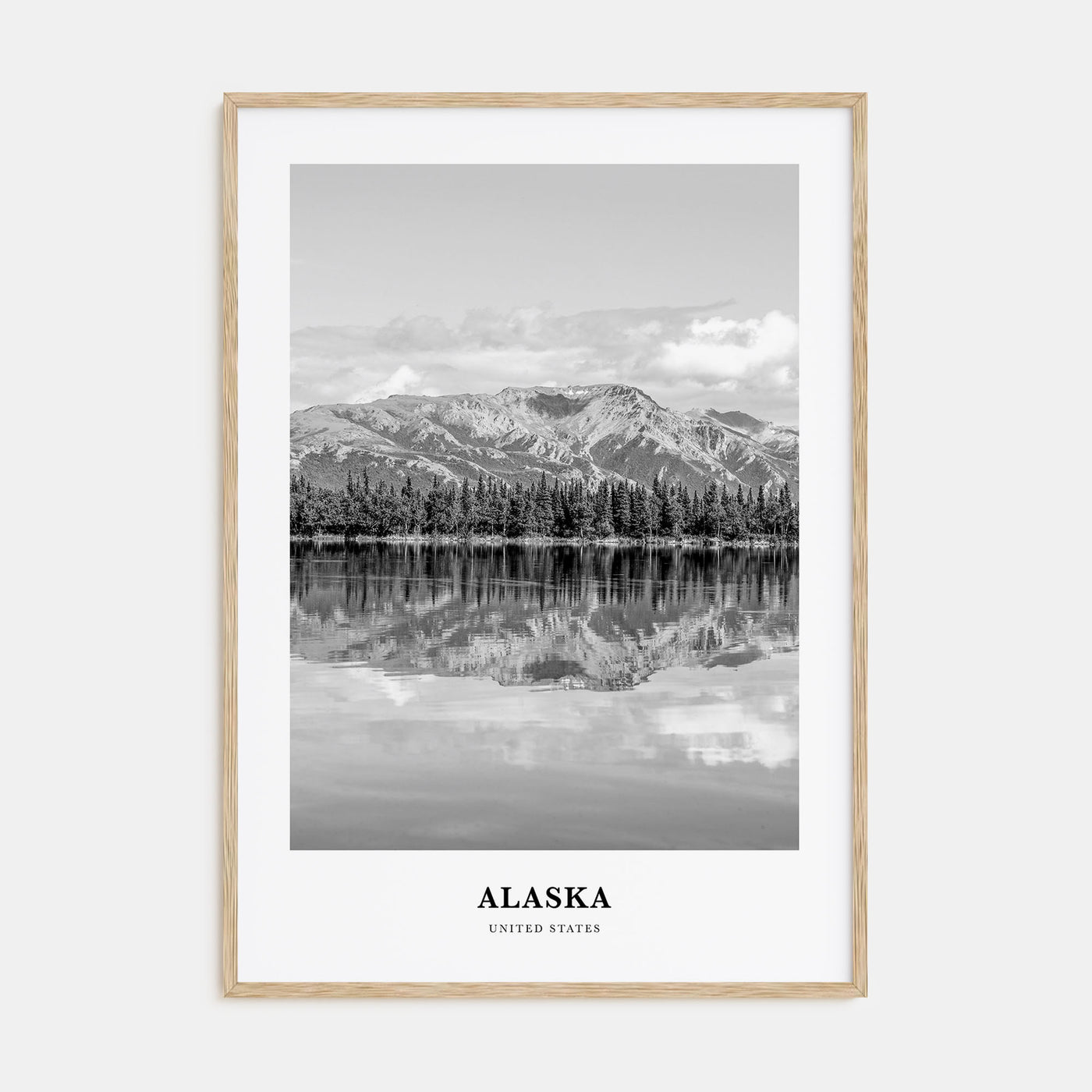 Alaska Portrait B&W No 1 Poster