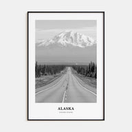 Alaska Portrait B&W No 2 Poster