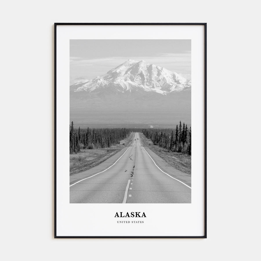 Alaska Portrait B&W No 2 Poster