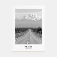 Alaska Portrait B&W No 2 Poster