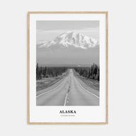 Alaska Portrait B&W No 2 Poster