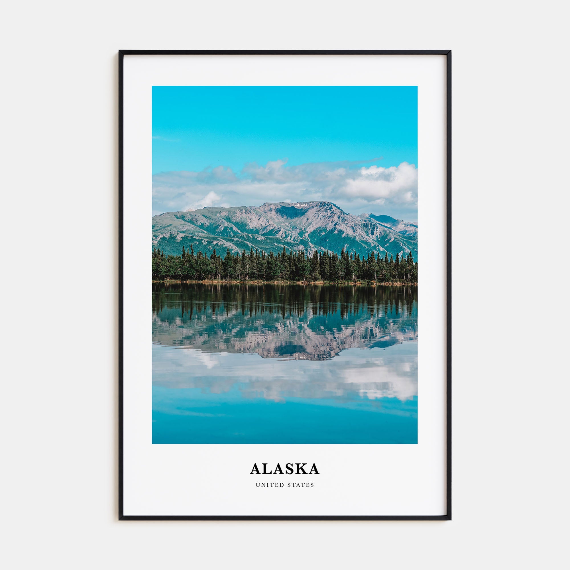 Alaska Portrait Color No 1 Poster