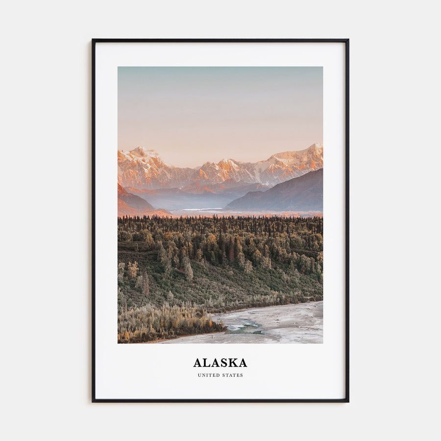 Alaska Portrait Color No 2 Poster