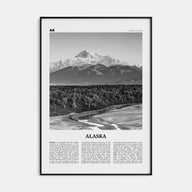 Alaska Travel B&W No 3 Poster