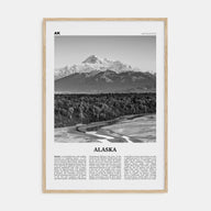 Alaska Travel B&W No 3 Poster