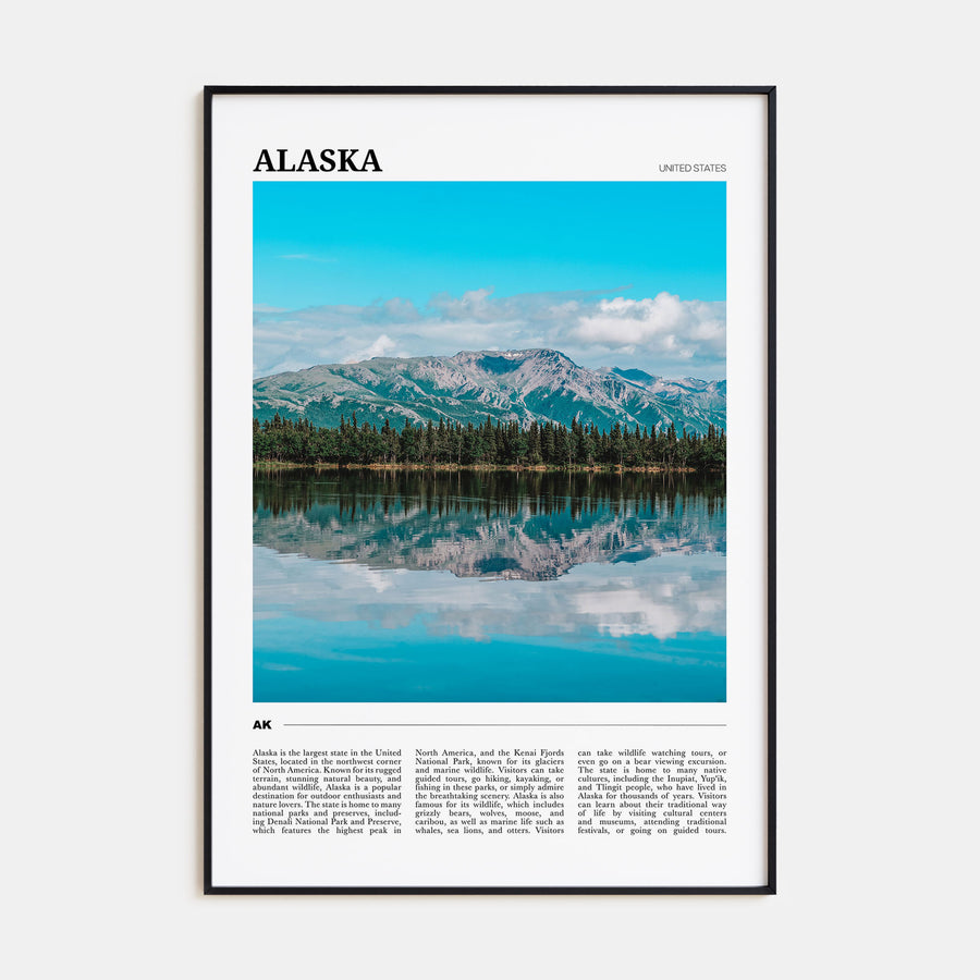 Alaska Travel Color No 1 Poster