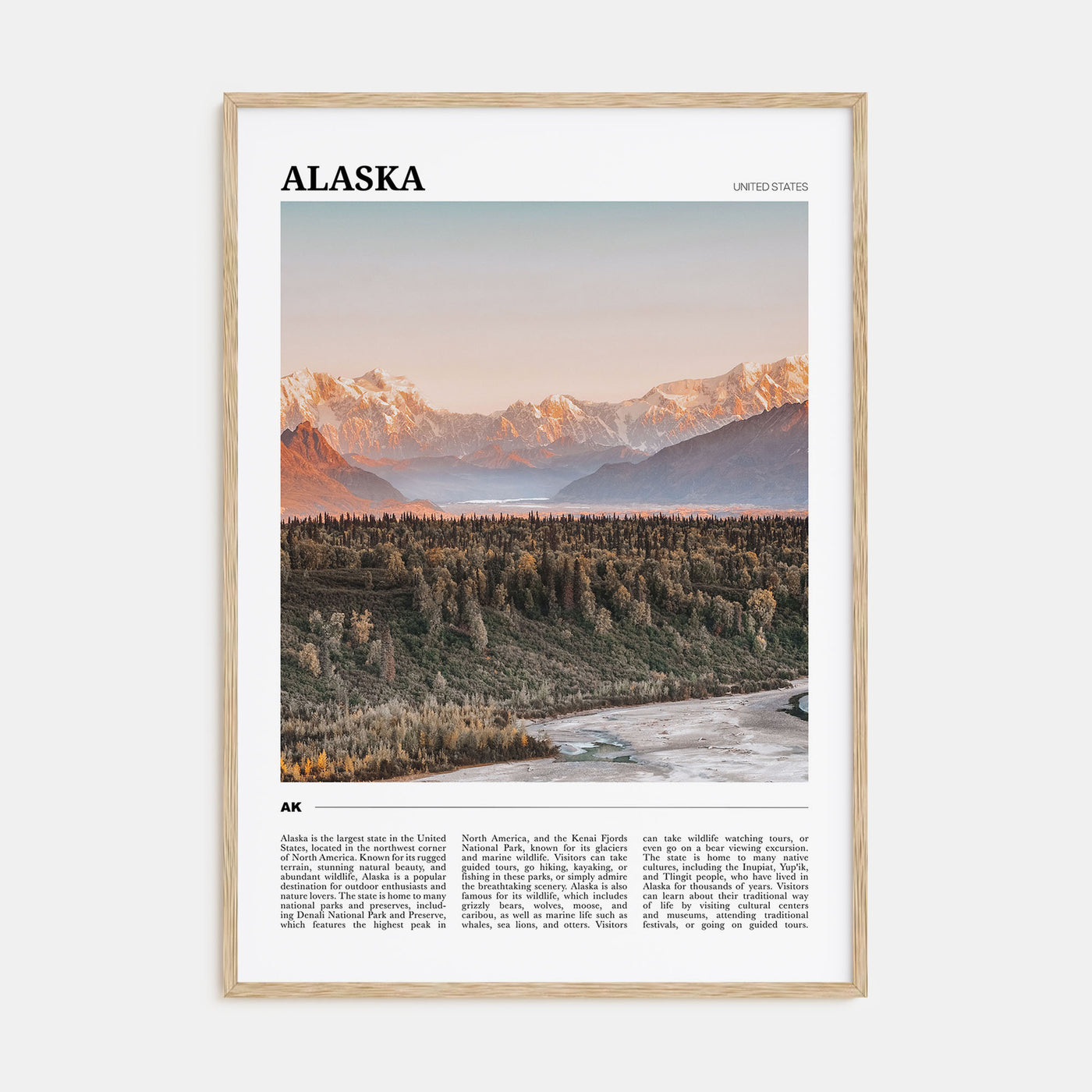Alaska Travel Color No 2 Poster